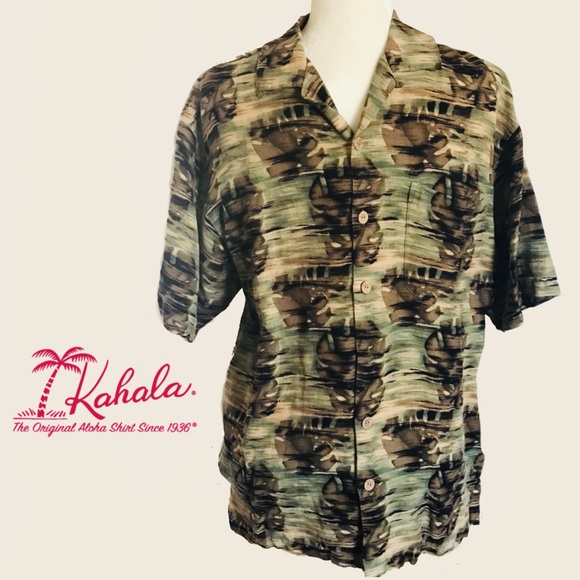 DONATED 🏖️Kahala Hawaiian Islands Men’s Short Sleeve Shirt - Picture 1 of 5